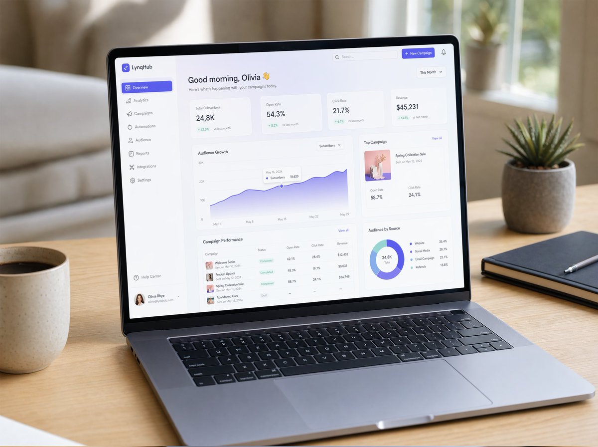 SaaS Dashboard UI